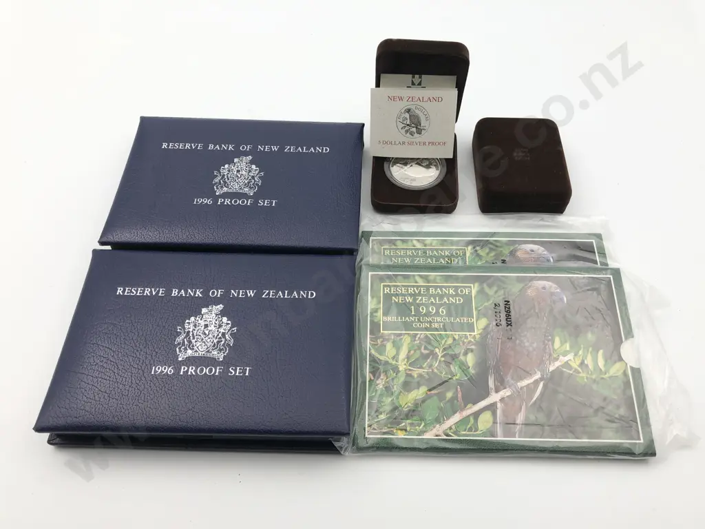 NZ 1996 kaka Coin Sets Image 1++