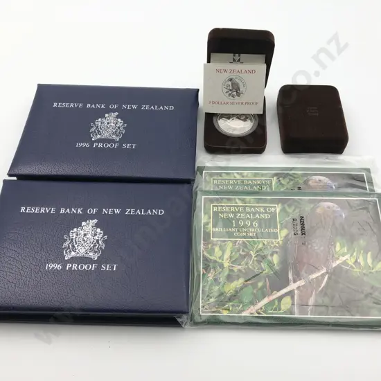 NZ 1996 kaka Coin Sets