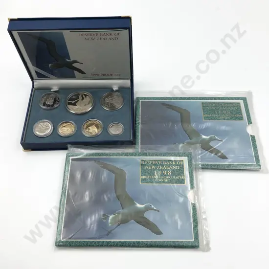 NZ 1998 Royal Albatross Coin Sets