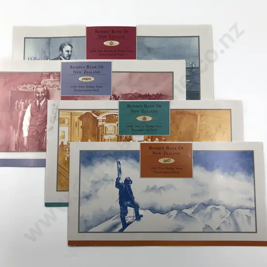 Reserve Bank of NZ Bank Note Presentation Packs