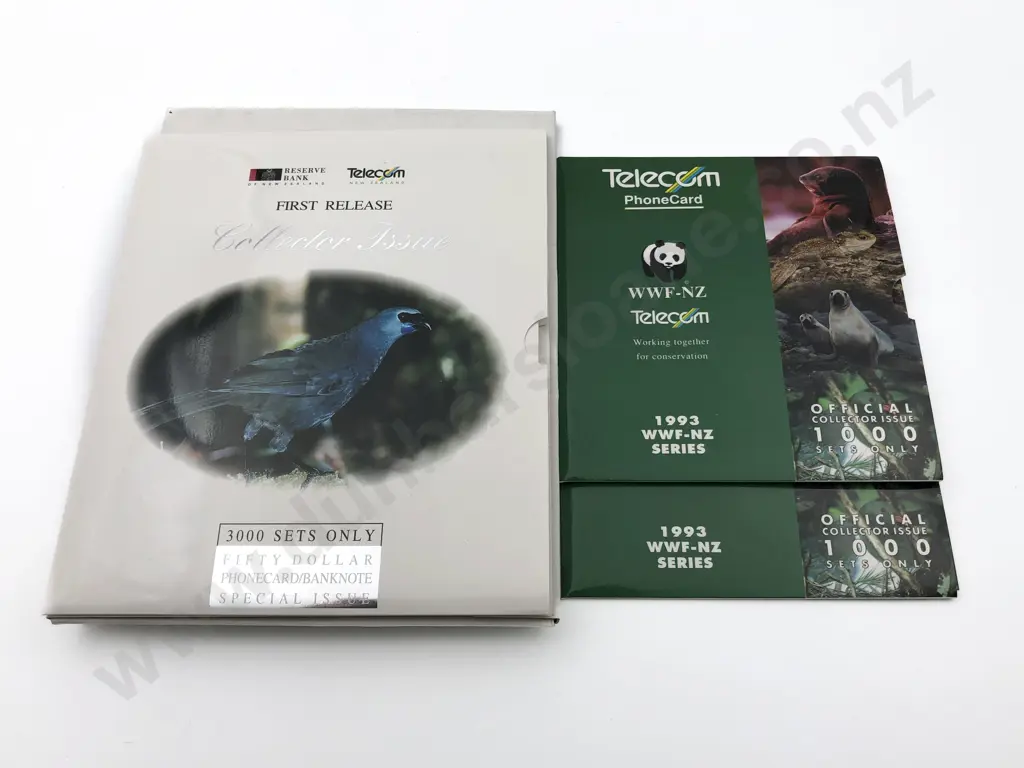 NZ Reserve Bank And Telecom $50 Phonecard/Banknote x2 Image 1++