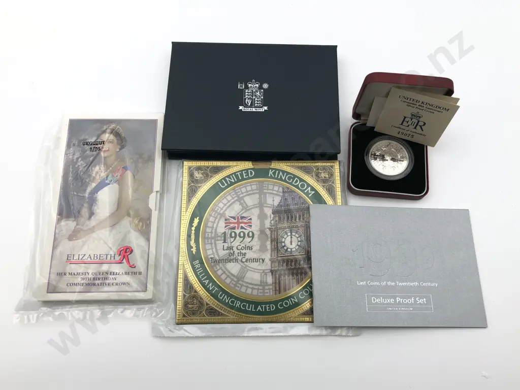 UK Royal Mint 1995 Proof Coin Collection Image 1++