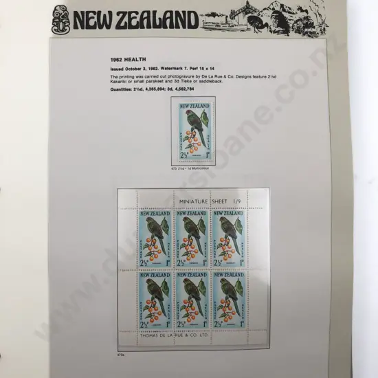 NZ Stock Book Album