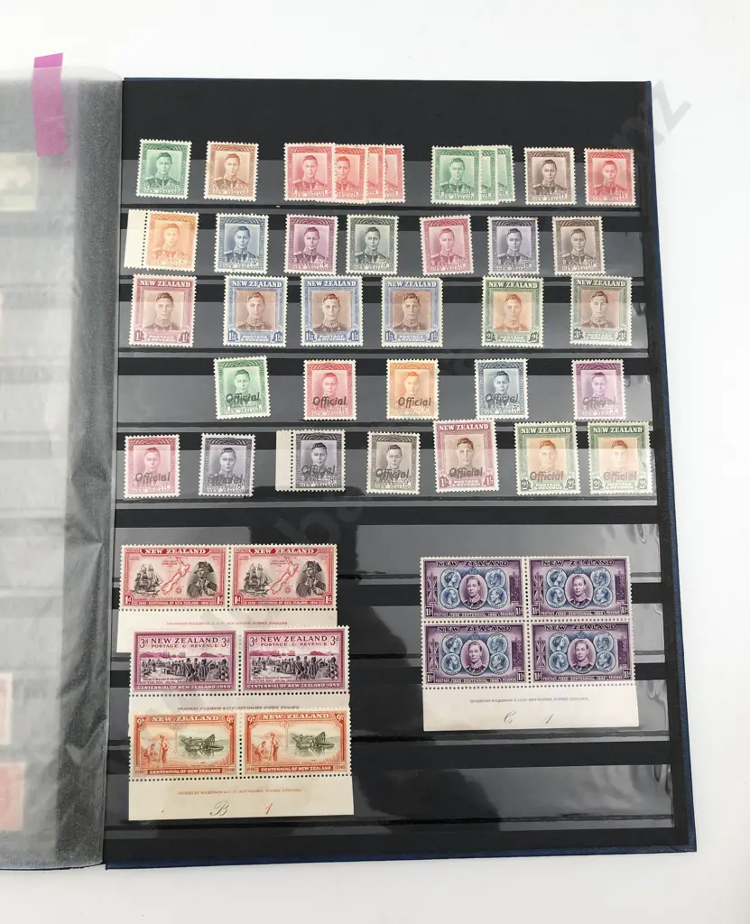 NZ Two Stock Book Albums Image 1++