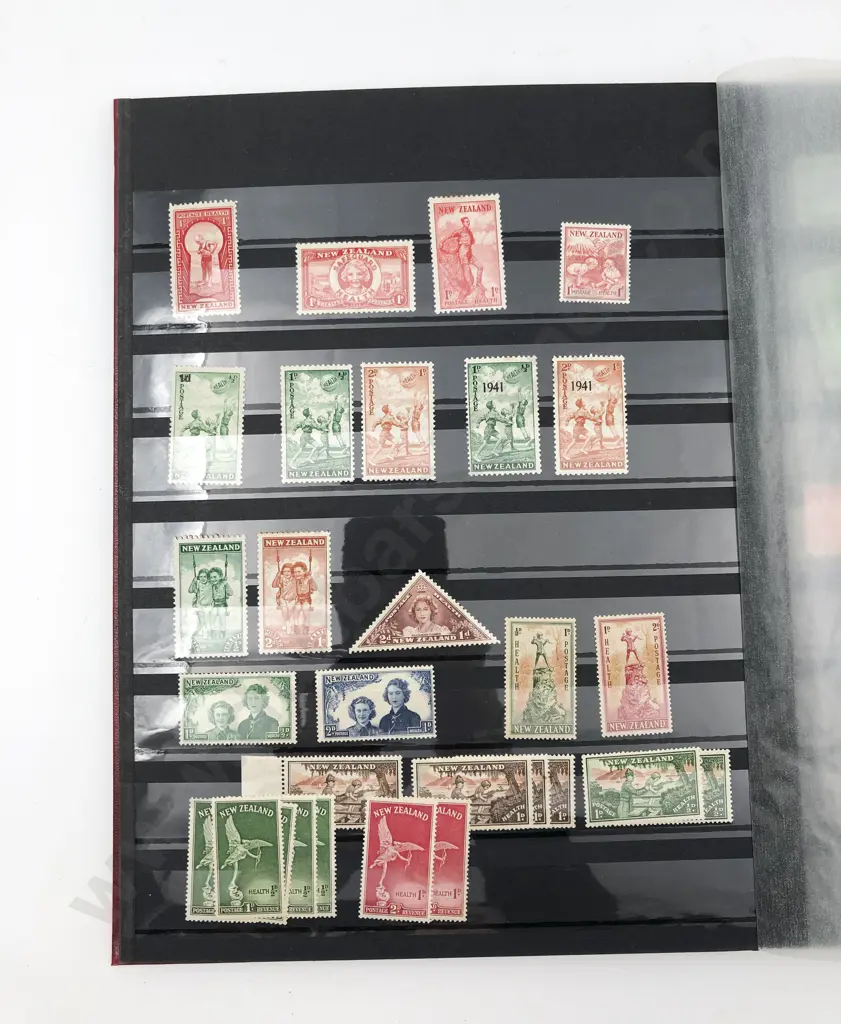 NZ Two Stock Book Albums Image 1++