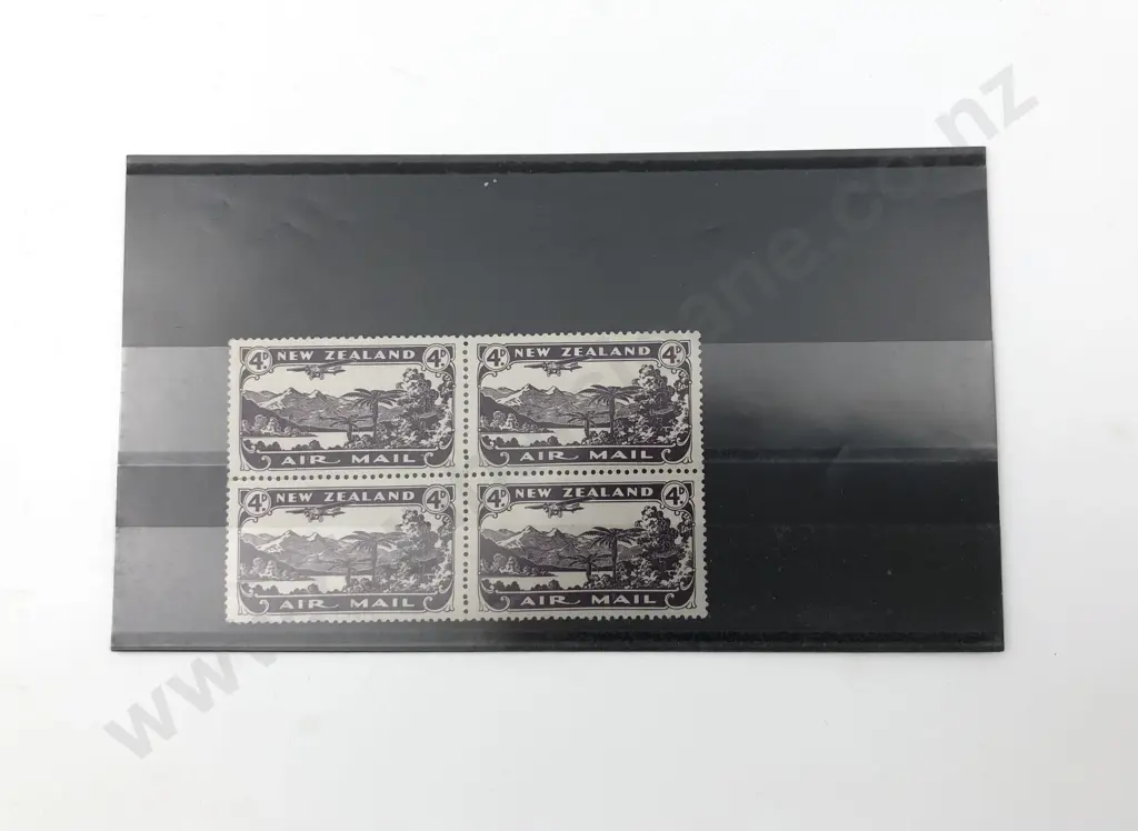 NZ AIr 1931 Block of Four Image 1++