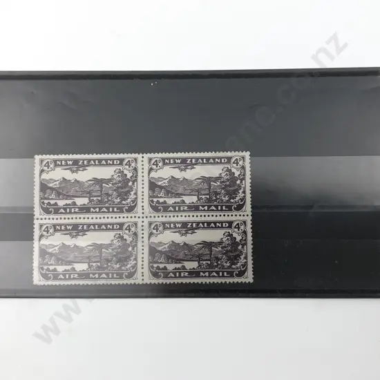NZ AIr 1931 Block of Four
