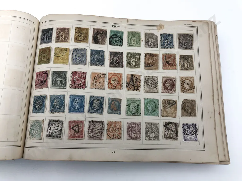 Antique Stanley Gibbons Improved Stamp Album Image 1++