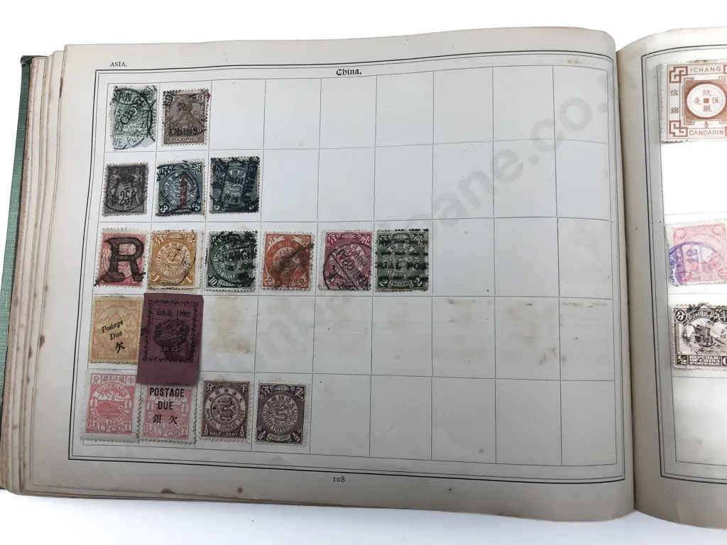 Antique Stanley Gibbons Improved Stamp Album Image 1++