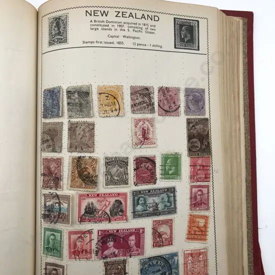 Antique World Stamp Album