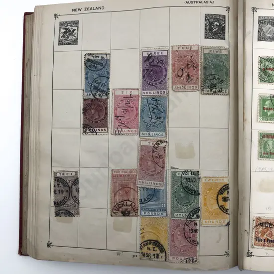 Antique World Stamp Album
