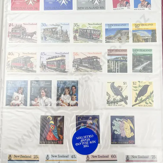 Two NZ Stamp Collection Albums