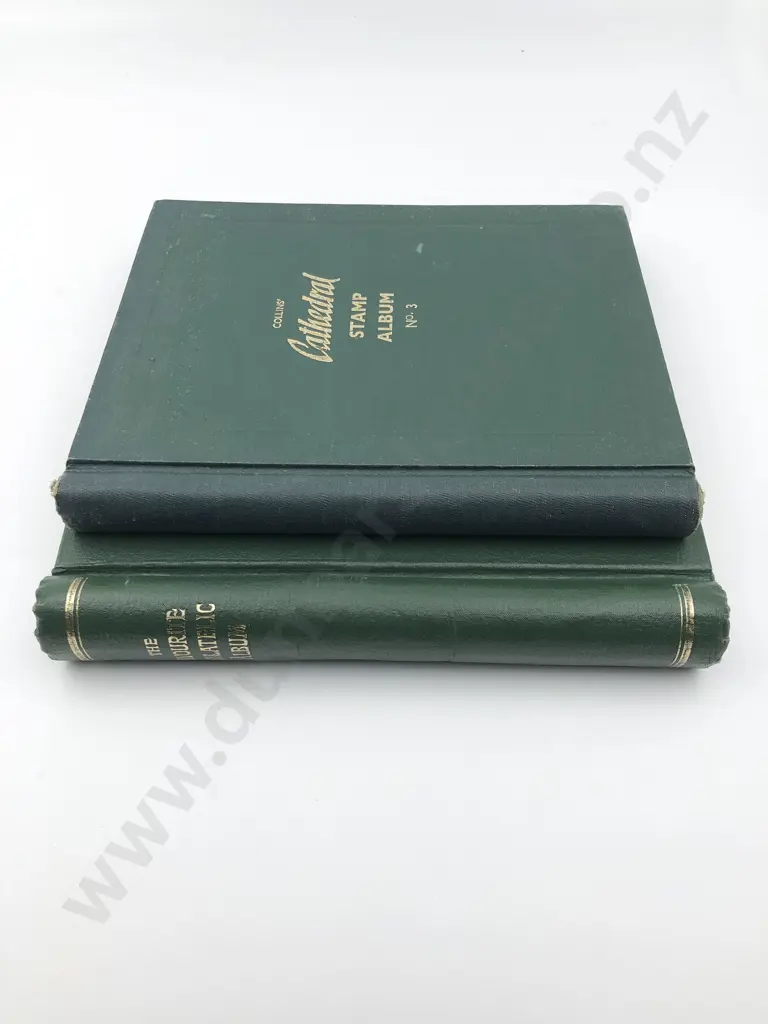 Two Vintage World Stamp Albums Image 1++