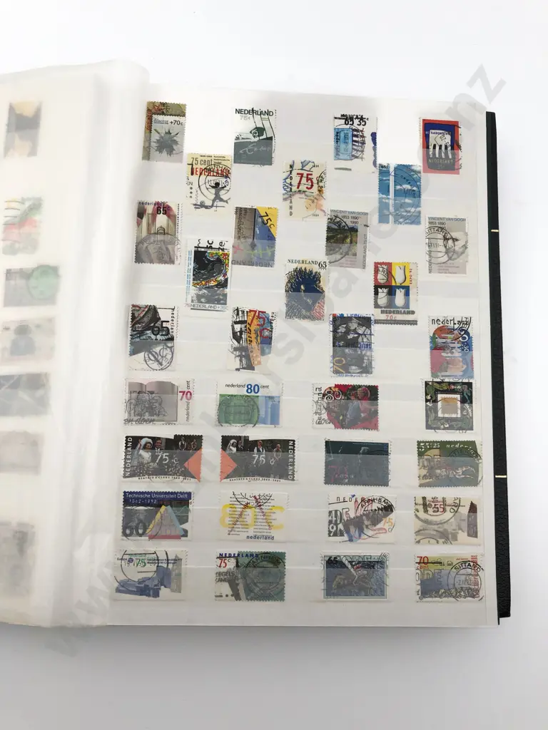 Two Vintage Netherlands Stock Book Albums Image 1++