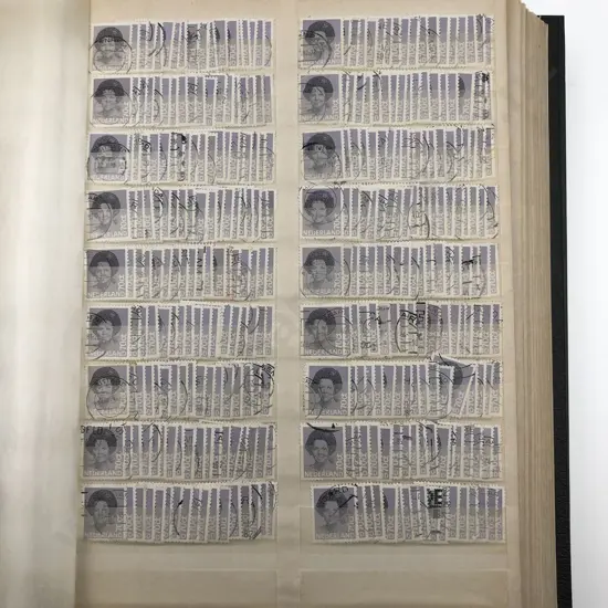 Two Vintage Netherlands Stock Book Albums