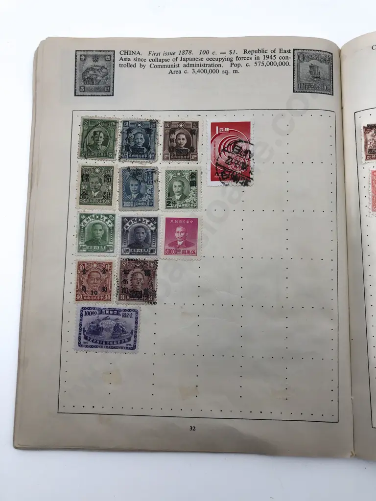Three Vintage Small World Stamp Albums Image 1++