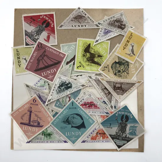 Four Small Vintage World Stamp Album