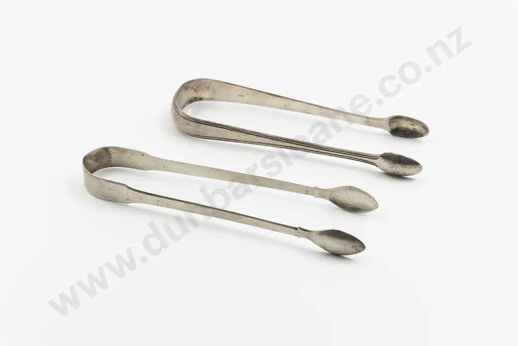 Two Pairs Of Geo III S/S Sugar Tongs Image 1++