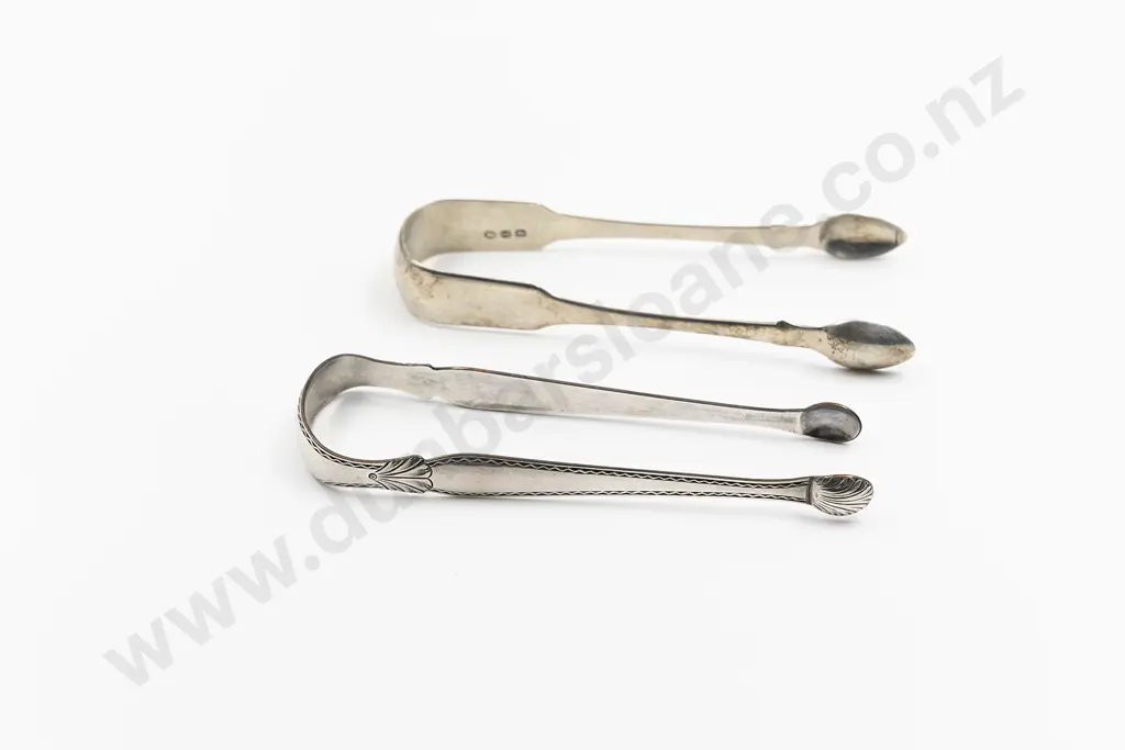 Pair Of Geo III S/S Sugar Tongs Image 1++