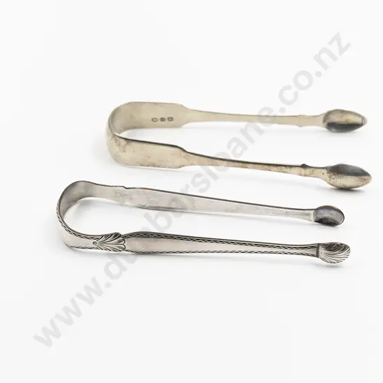 Pair Of Geo III S/S Sugar Tongs