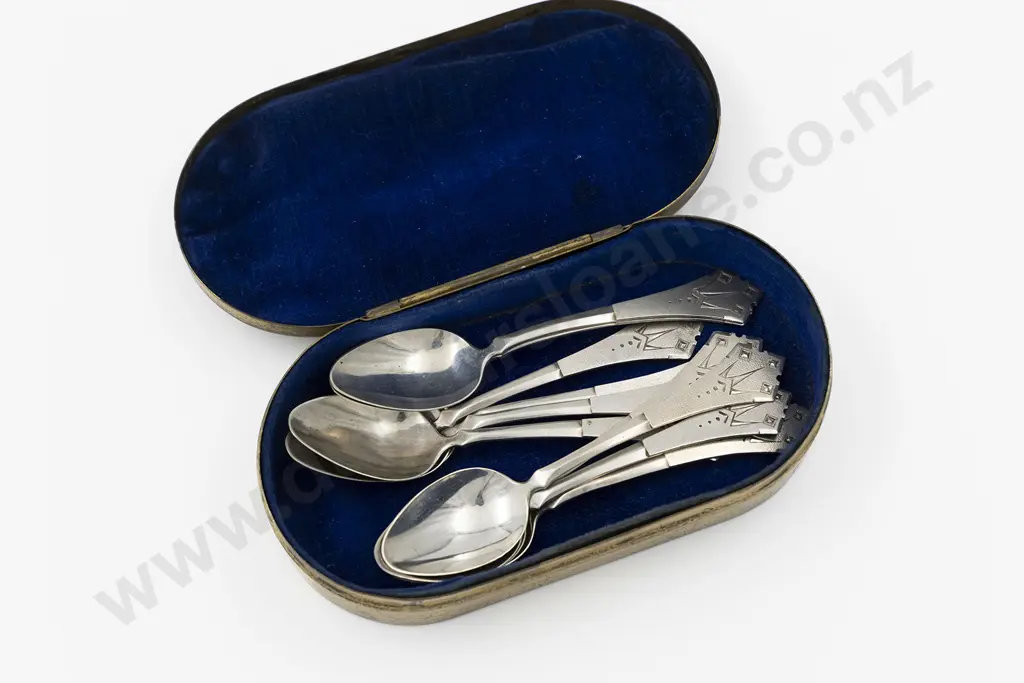 Unidentified Set Ten S/S Coffee Spoons Image 1++