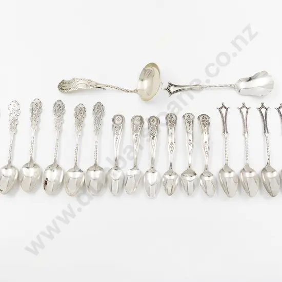 18 European Silver Spoons