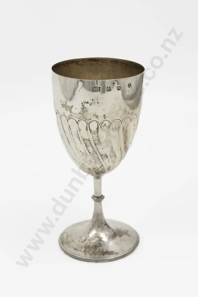Edw VII Scottish S/S Goblet Image 1++