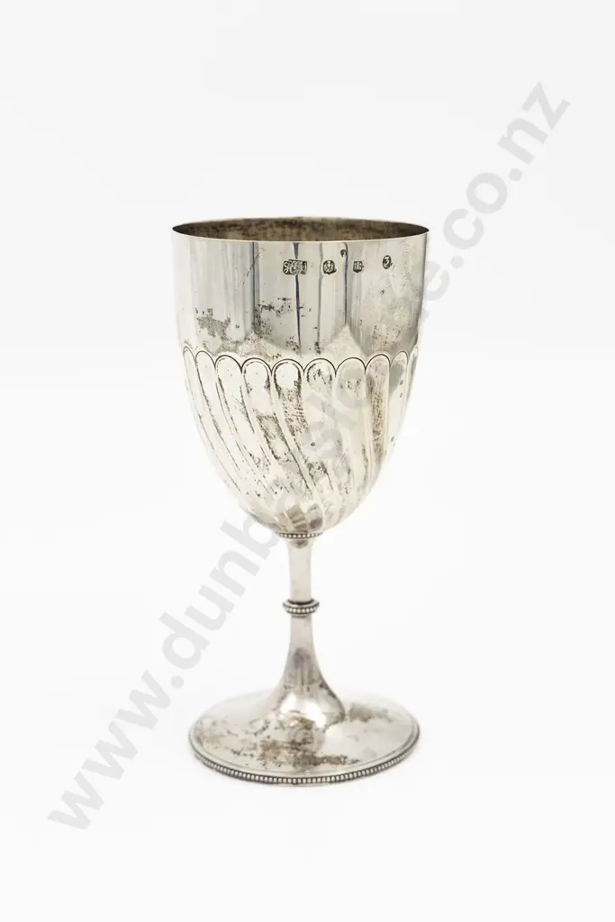 Edw VII Scottish S/S Goblet Image 1++