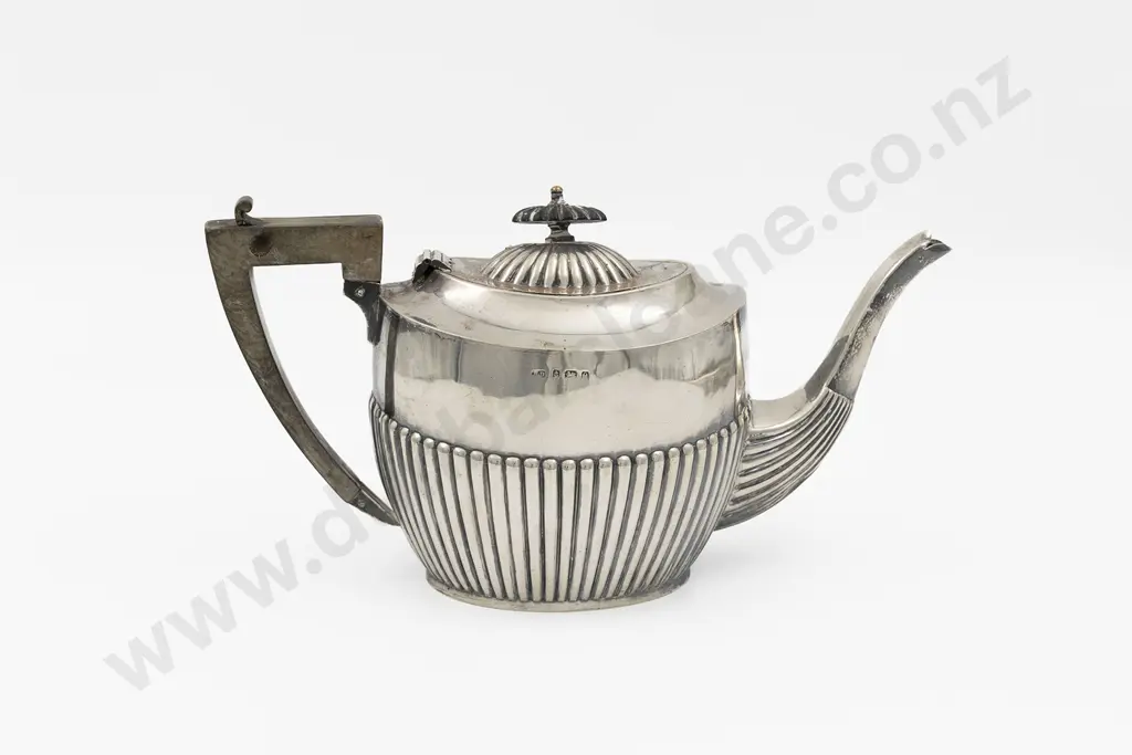 Edw VII S/S Teapot Image 1++