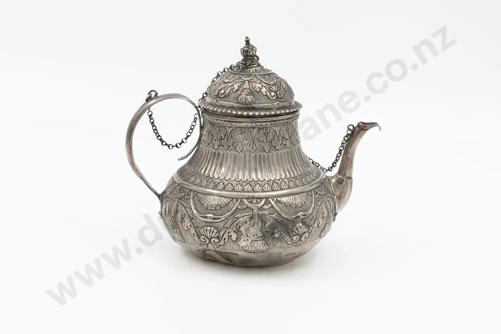 C18th Dutch Silver Teapot Image 1++
