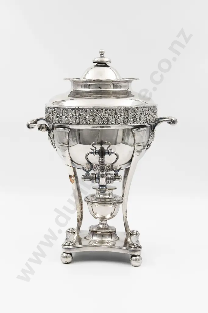 C19th Sheffield Plate Samovar or Tea Urn Image 1++