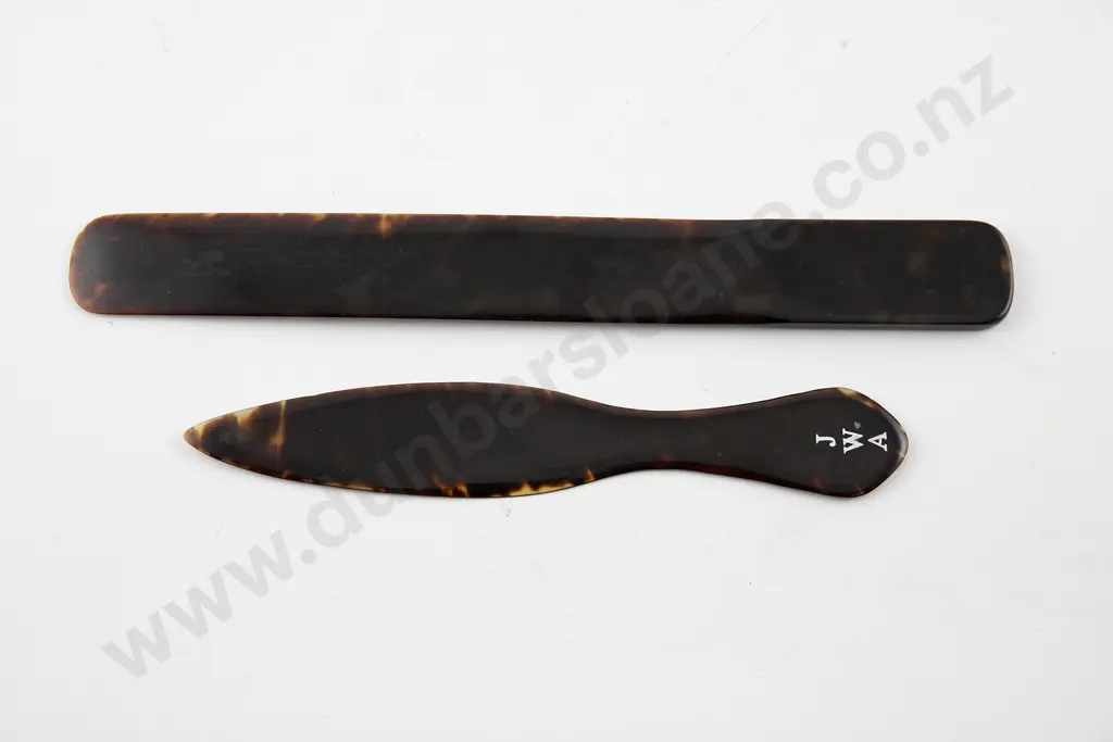 Two Tortoiseshell Letter Openers Image 1++
