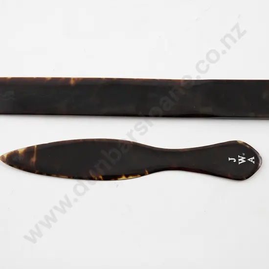 Two Tortoiseshell Letter Openers