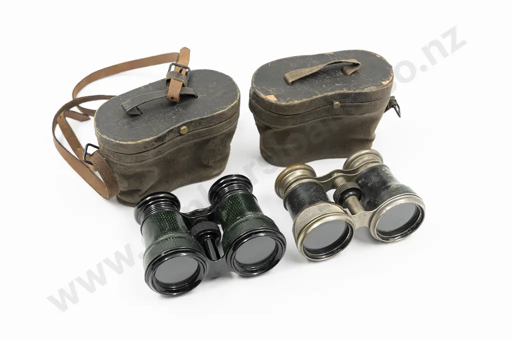 Two Cased Pairs Of Vintage Opera glasses Image 1++