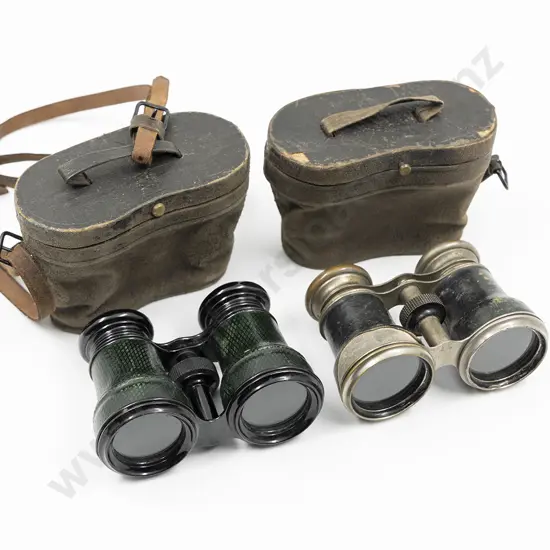 Two Cased Pairs Of Vintage Opera glasses