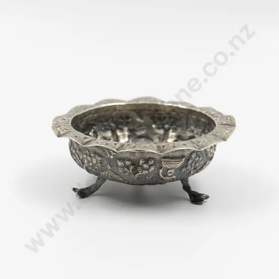 Indian Silver Circular Bowl