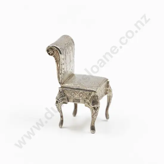 .925 Silver Miniature Chair
