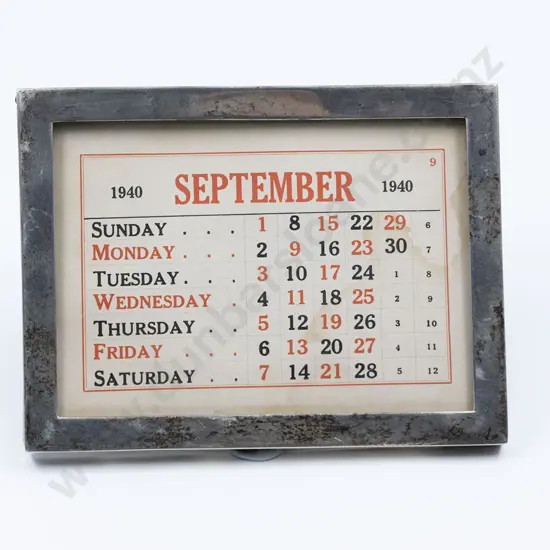 Geo V S/S Photo/Calendar Frame
