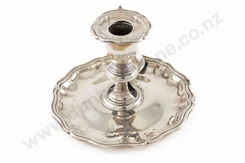 Wm IV S/S Chamber Candlestick Image 1++