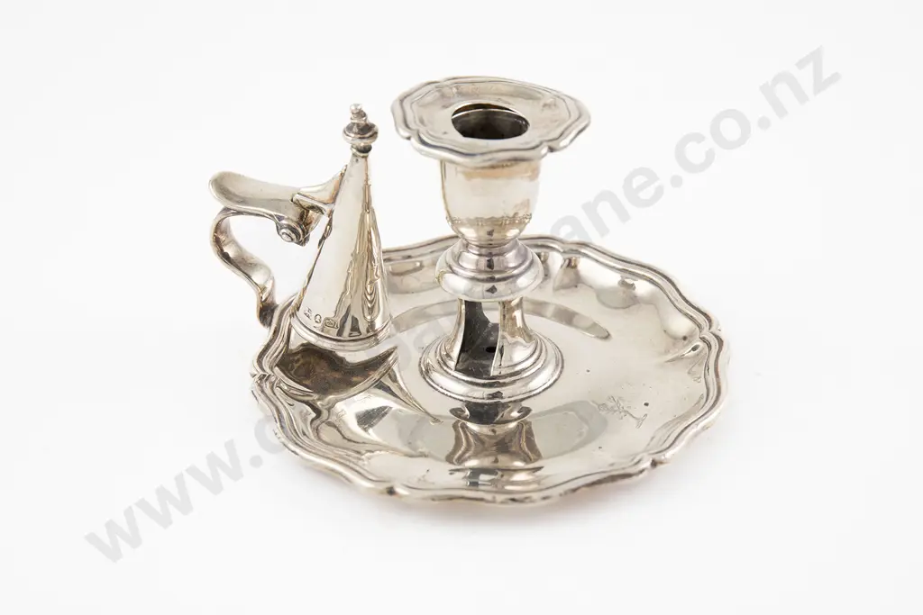 Wm IV S/S Chamber Candlestick Image 1++