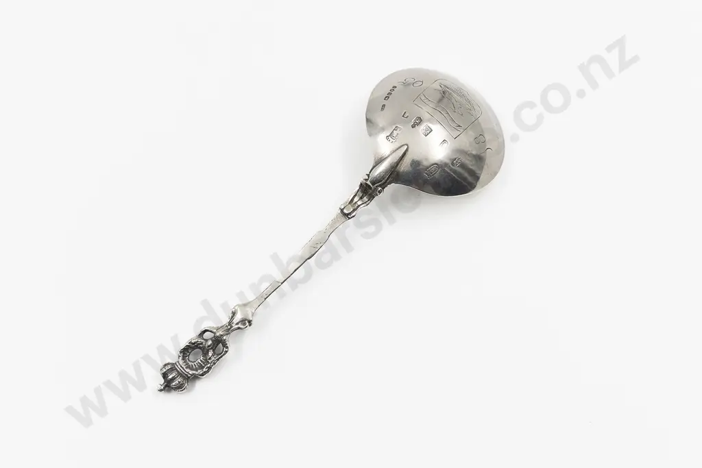 C19th Dutch Silver Serving Spoon Image 1++