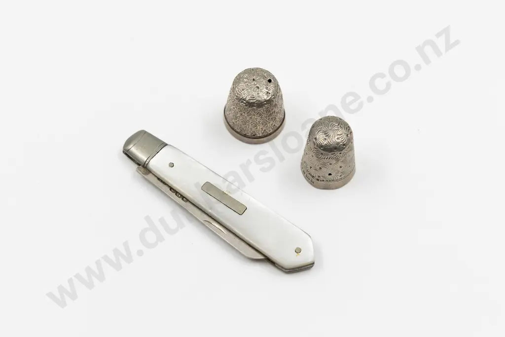 S/S MOP Handled Pocket Knife Image 1++