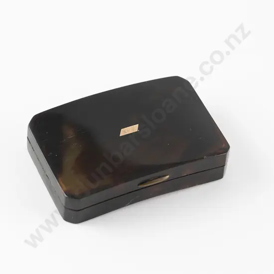 Late Victorian Tortoise Shell Snuff Box