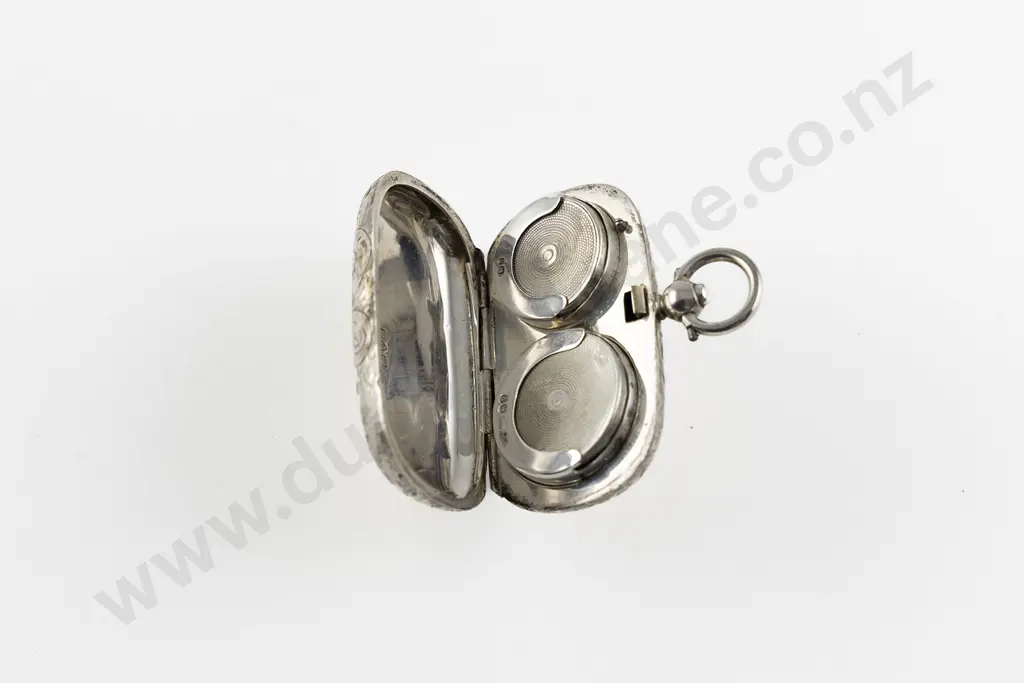 Edw VII S/S Double Sovereign Holder Image 1++