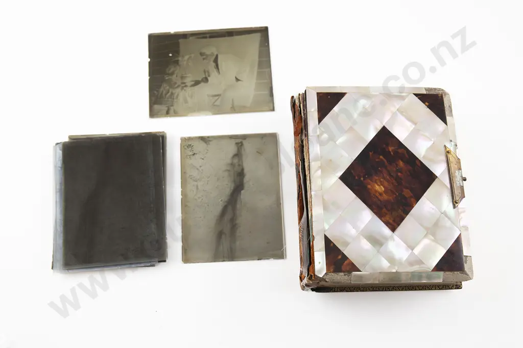 Victorian MOP & Tortoise Shell Photo Album Image 1++