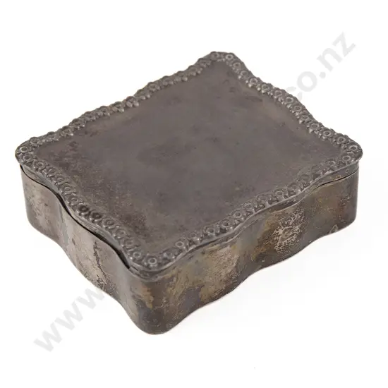 Edw VII S/S Jewellery Box
