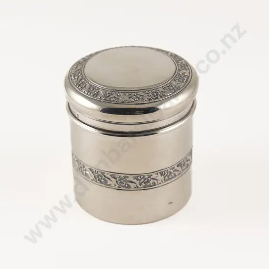 Edward VII S/S Canister