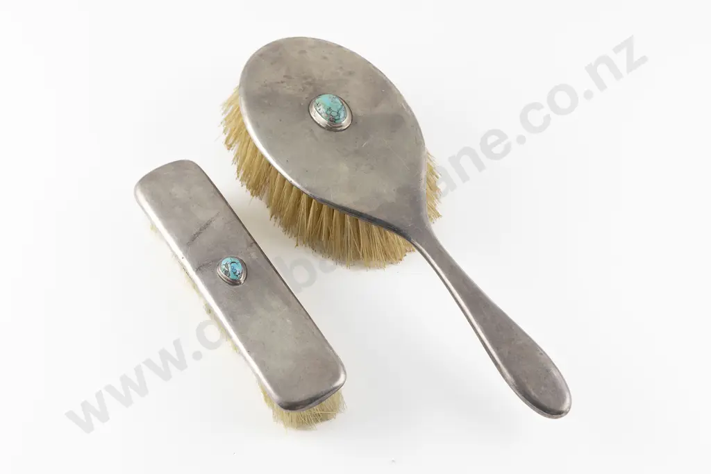 Liberty & Co Two S/S Dressing Table Brushes Image 1++
