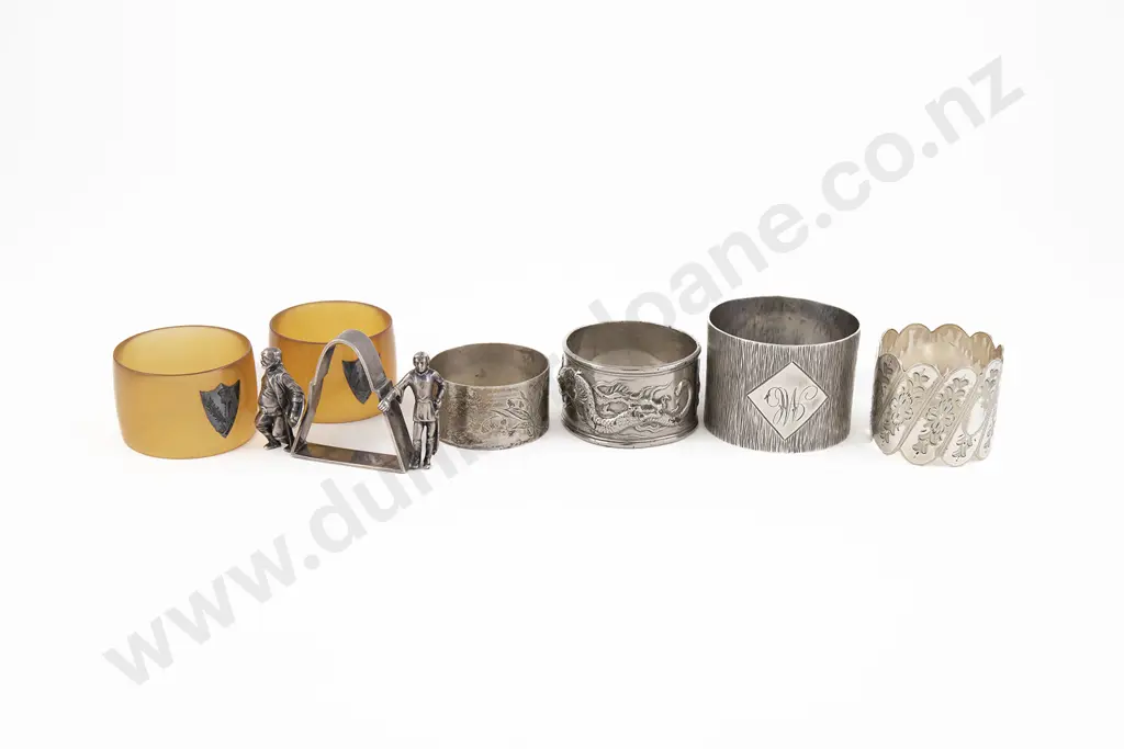 NZ S/S Engraved Circular Napkin Ring Image 1++