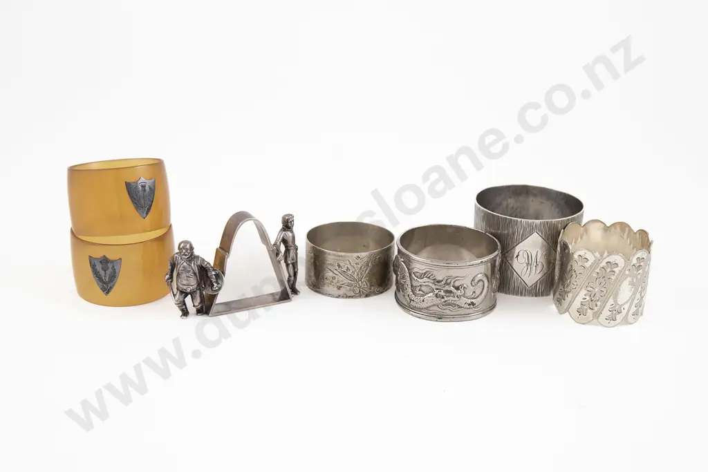 NZ S/S Engraved Circular Napkin Ring Image 1++